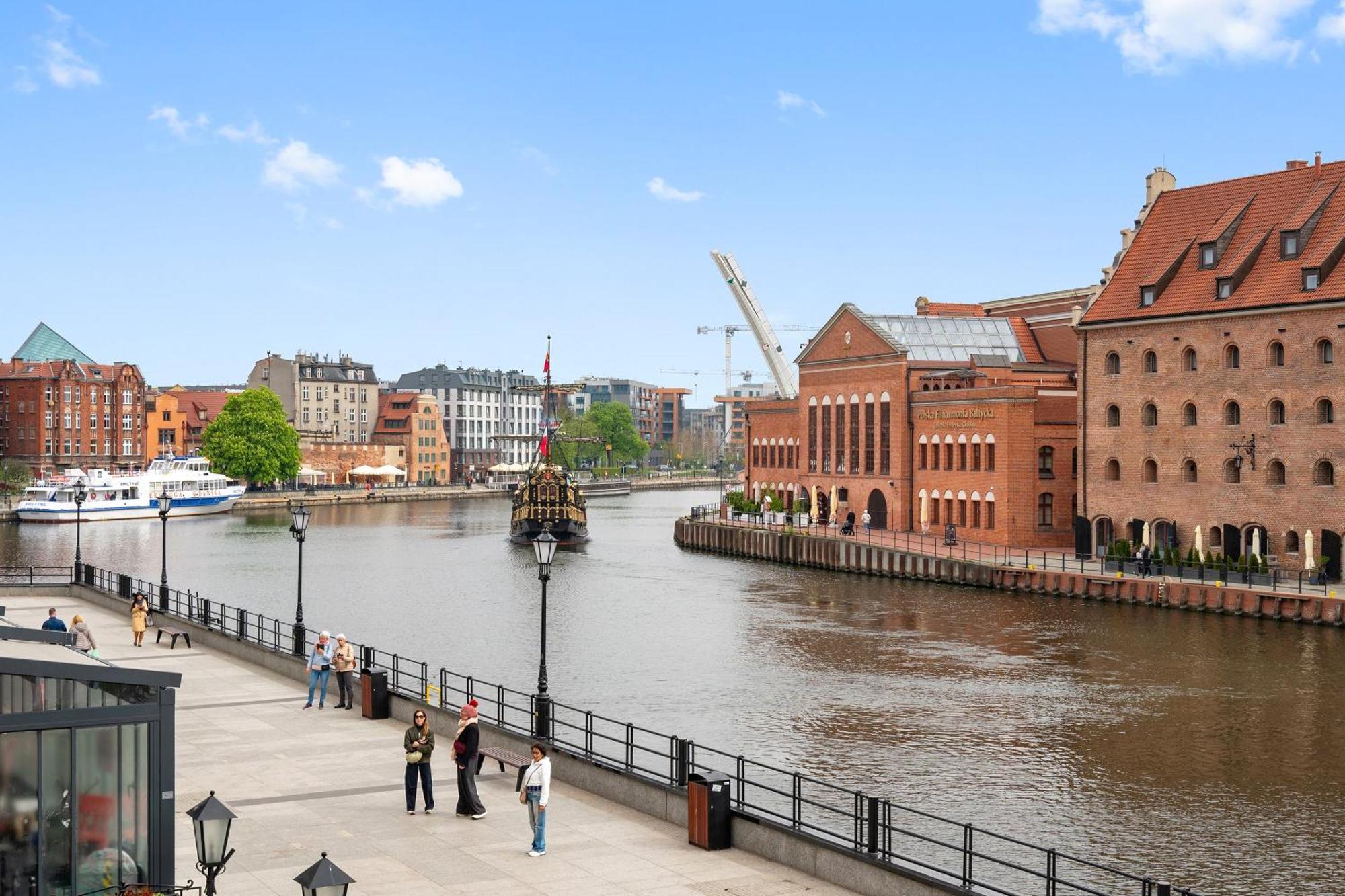 Magical River View By Downtown Apartments Gdańsk Kültér fotó